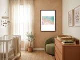 Pastel Beach framed in a tender room thumbnail