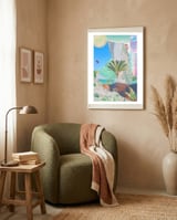 Airy Blu framed in a tender room thumbnail