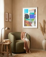 Ocean Space framed in a tender room thumbnail