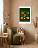 Oranges and Blossoms framed in a tender room thumbnail