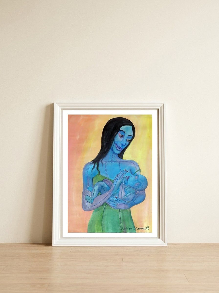 Amor De Madre 3 — framed, leaning against the wall