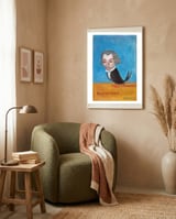 Beethoven Bird 2 framed in a tender room thumbnail