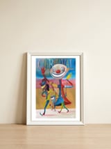 Carnaval — framed, leaning against the wall thumbnail