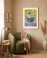 Boca River 3 framed in a tender room thumbnail