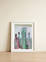 Ciudad Gris 2 — framed, leaning against the wall thumbnail