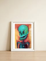Esqueleto — framed, leaning against the wall thumbnail