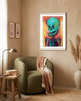 Esqueleto framed in a tender room thumbnail