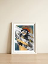 Munch's Madonna & Rita Hayworth  — framed, leaning against the wall thumbnail