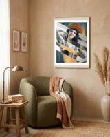 Munch's Madonna & Rita Hayworth  framed in a tender room thumbnail