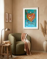 Goool Y Corazones framed in a tender room thumbnail