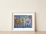 Grafittero 14 — framed, leaning against the wall thumbnail
