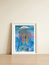 Isla Encantada — framed, leaning against the wall thumbnail