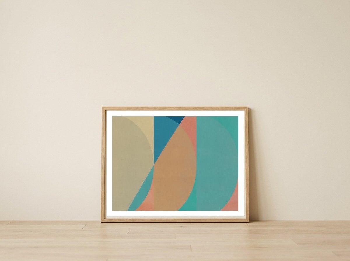 Leisure Time 2 — framed, leaning against the wall