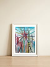 New York Star — framed, leaning against the wall thumbnail