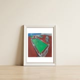 Noche De Pool 2 — framed, leaning against the wall thumbnail
