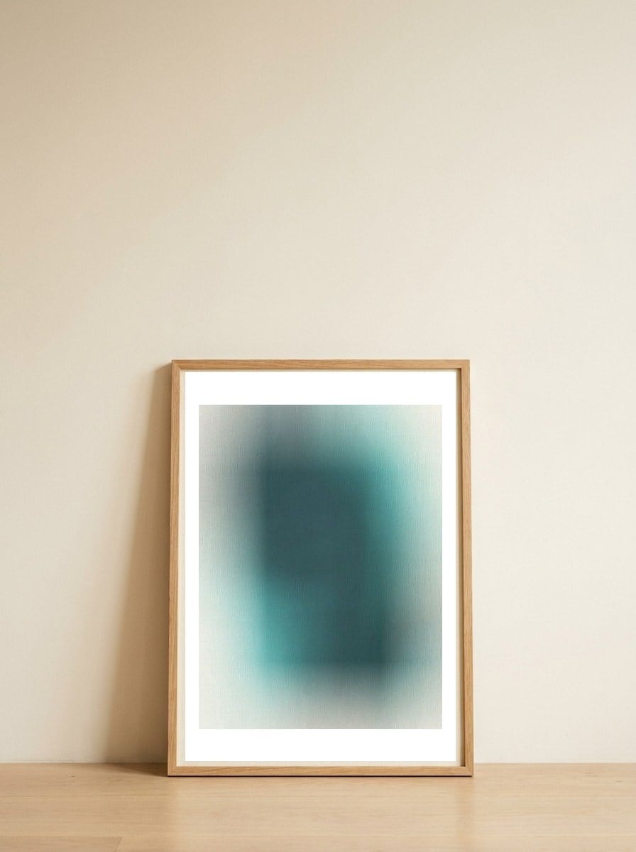 Out Focus 2 — framed, leaning against the wall