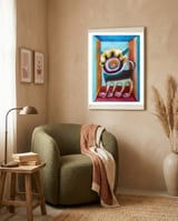 Animal Extraterrestre 7 framed in a tender room thumbnail