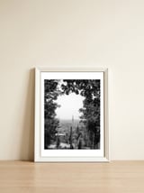 Bratislava Reflection — framed, leaning against the wall thumbnail