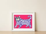 Funny Cat  — framed, leaning against the wall thumbnail