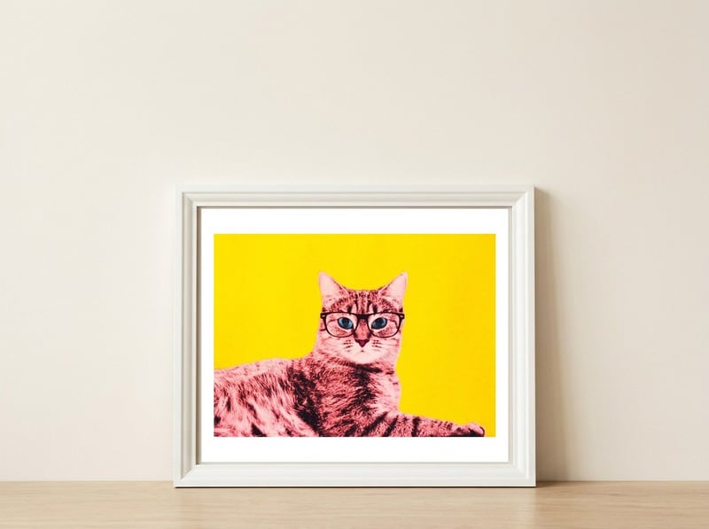 Life In Technicolor — framed, leaning against the wall