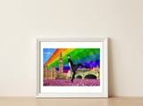 London Pride — framed, leaning against the wall thumbnail