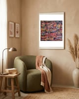 Lockdown Number Three  framed in a tender room thumbnail