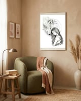 Harvest Moon framed in a tender room thumbnail