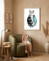 Luna Moth framed in a tender room thumbnail