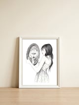 Mirror — framed, leaning against the wall thumbnail