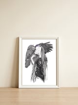 Night Of The Eagle — framed, leaning against the wall thumbnail