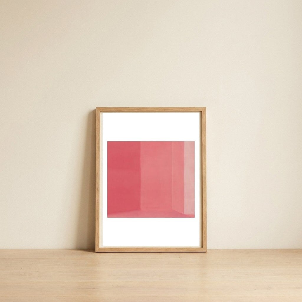 No Perspective — framed, leaning against the wall