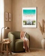 Cottesloe Beach, Perth, WA framed in a tender room thumbnail