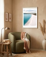 Hyams Beach, Jervis Bay, NSW framed in a tender room thumbnail