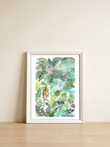 Jungle Leopard 03 — framed, leaning against the wall thumbnail