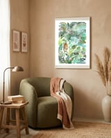 Jungle Leopard 03 framed in a tender room thumbnail