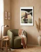 Sailing To Saturn framed in a tender room thumbnail