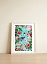 Crane King — framed, leaning against the wall thumbnail