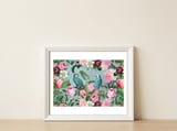 Jungle Rendevous  — framed, leaning against the wall thumbnail