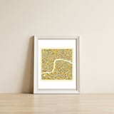LONDON MAP — framed, leaning against the wall thumbnail