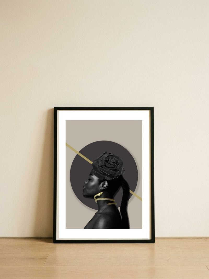 Series Vintage 02 — framed, leaning against the wall