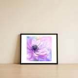 Wispy Purple Anemone — framed, leaning against the wall thumbnail