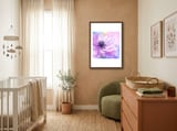 Wispy Purple Anemone framed in a tender room thumbnail