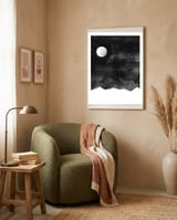 Moonlight framed in a tender room thumbnail
