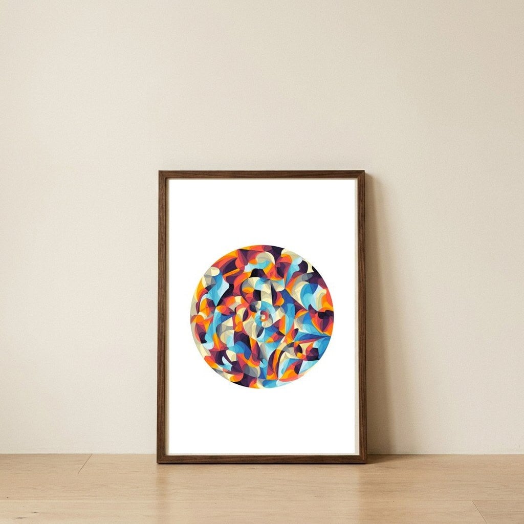 Color Power — framed, leaning against the wall