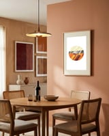 Earth framed in a intimate room thumbnail