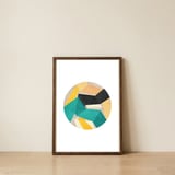 Lines Inside — framed, leaning against the wall thumbnail