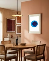 Yellow framed in a intimate room thumbnail