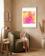 Abstract Explosion #5 framed in a tender room thumbnail