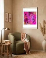 Abstract Explosion #2 framed in a tender room thumbnail