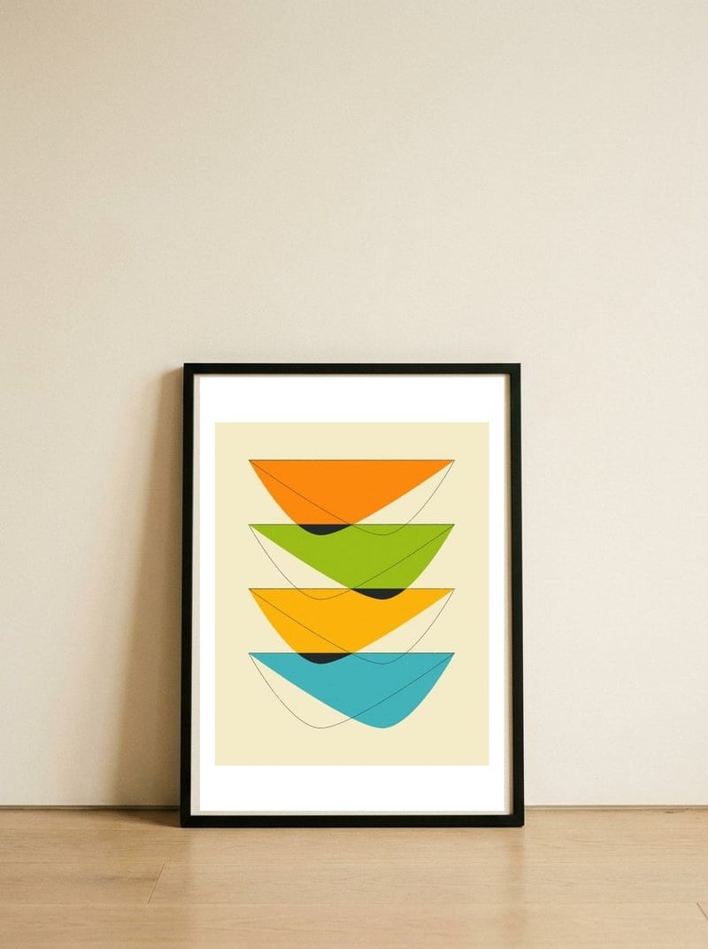 IMAGINARY (1) — framed, leaning against the wall